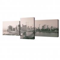 Модульная картина Toplight Город 70х150см TL-M2038