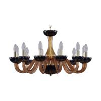 Подвесная люстра Bohemia Ivele 1308/12/240 G Am/Amber-Blue/H-1K