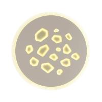 Настенно-потолочный светильник Sonex Pebbles Vasta led 3024/28WL