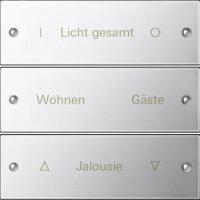 Набор клавиш Gira System 55 с возможностью нанесения надписи 3шт хром 2133610