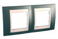 Рамка 2-постовая Schneider Electric Unica Хамелеон MGU6.004.524