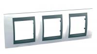 Рамка 3-постовая Schneider Electric Unica Top MGU66.006.292