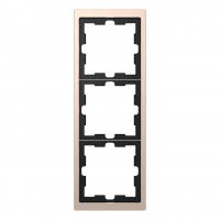 Рамка 3-постовая Schneider Electric Merten D-Life MTN4030-6551