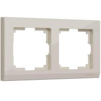 Рамка Werkel Stark на 2 поста слоновая кость WL04-Frame-02-ivory 4690389046513
