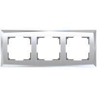 Рамка на 3 поста Werkel Diamant зеркальный W0031220 4690389158834