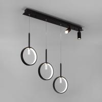 Подвесной светодиодный светильник Eurosvet Verge 90249/5 черный