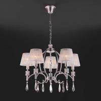 Подвесная люстра Eurosvet 60092/5 серебро