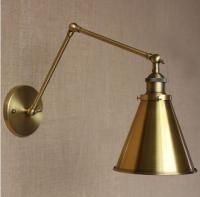 Бра Gloce Cone Shade Loft Industrial Metal Tall Gold By Imperiumloft