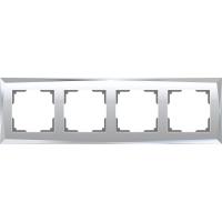 Рамка Werkel Diamant на 4 поста зеркальный WL08-Frame-04 4690389143847