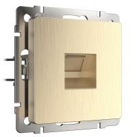 Розетка Werkel Ethernet RJ-45 шампань рифленая WL10-RJ-45 4690389085239