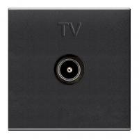 Розетка TV ABB Zenit антрацит 2CLA225070N1801