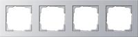 Рамка 4-постовая Gira E2 алюминий 021425