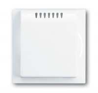 Накладка для усилителя мощности светорегулятора 6594 U, KNX-ТР 6134/10 и цоколя 6930/01, impuls, альп. белый