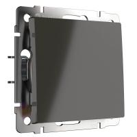 Выключатель Werkel одноклавишный серо-коричневый WL07-SW-1G 4690389053979