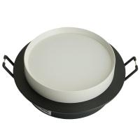 Светильник встраиваемый Feron DL507 потолочный GX53 черный + белый круг 51352