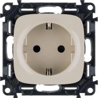 Розетка Legrand Valena Allure 16A 250V с/з со шторками безвинтовой зажим слоновая кость 753820
