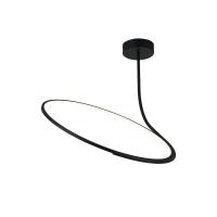 Подвесной светодиодный светильник Italline IT013-6025 black 3000K