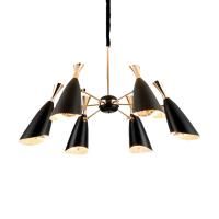 Люстра Duke 6 black/gold