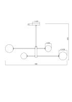 Потолочный светильник Freya FR5376CL-04B