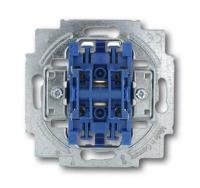 Выключатель двухклавишный ABB BJE 10A 250V с подсветкой 2CKA001012A1135