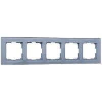 Рамка Werkel Favorit на 5 постов серый WL01-Frame-05 4690389061295