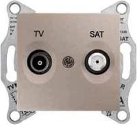 Розетка TV/SAT оконечная Schneider Electric Sedna 1dB SDN3401668