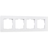 Рамка Werkel Favorit на 4 поста белый матовый WL01-Frame-04 4690389098642