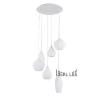 Подвесная люстра Ideal Lux Soft SP6 Bianco 087818