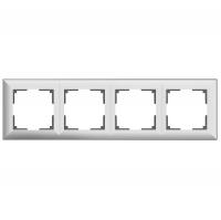 Рамка Werkel Fiore на 4 поста белый WL14-Frame-04 4690389109157