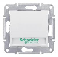 Выключатель кнопочный с подсветкой и полем для надписи Schneider Electric Sedna 10A 250V SDN1600321