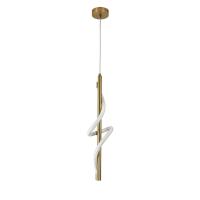 Подвесной светодиодный светильник Indigo Intreccio 14025/1P Brass V000144L