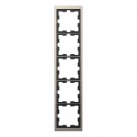 Рамка 5-постовая Schneider Electric Merten D-Life MTN4050-6550