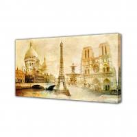 Холст Toplight Коллаж 100х150х3см TL-H3019