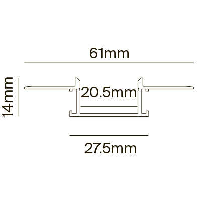 Профиль Maytoni Technical ALM011S-2M Профиль Maytoni Technical ALM011S-2M