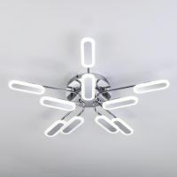 Потолочный светодиодный светильник Eurosvet 90148/10 хром