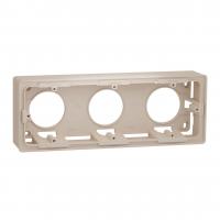 Коробка трехмодульная для открытой установки Schneider Electric Unica New NU800644