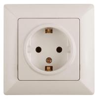 Розетка ЭРА Intro Solo Schuko 2P+E 16A 250V слоновая кость 4-202-02 Б0043313