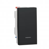 Переключатель одноклавишный с нейтралью Schneider Electric Unica New NU310354S