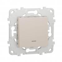 Выключатель одноклавишный Schneider Electric Unica New NU520144N