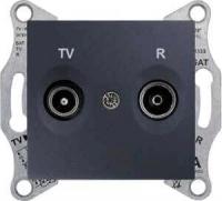 Розетка TV/R проходная Schneider Electric Sedna 4dB SDN3301870