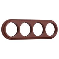 Рамка Werkel Legend на 4 поста итальянский орех WL15-frame-04 4690389117282