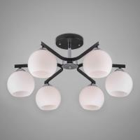 Потолочная люстра Eurosvet 30145/6 хром/венге