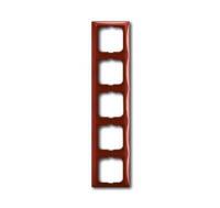 Рамка 5-постовая ABB Basic55 foyer-красный 2CKA001725A1520