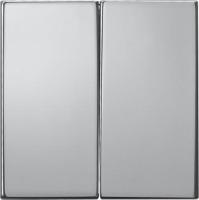 Лицевая панель Gira System 55 диммера двухклавишного хром 2315605