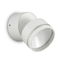Уличный настенный светодиодный светильник Ideal Lux Omega Ap Round Bianco 4000K 172538