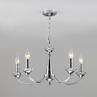 Подвесная люстра Eurosvet 60096/5 хром