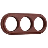 Рамка Werkel Legend на 3 поста итальянский орех WL15-frame-03 4690389100970