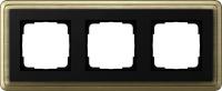 Рамка 3-постовая Gira ClassiX бронза/черный 0213622