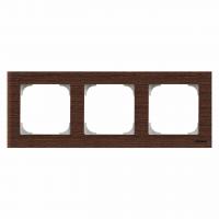 Рамка 3-постовая ABB Sky венге 2CLA857300A2101