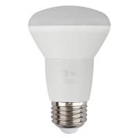 Лампа светодиодная ЭРА E27 8W 2700K матовая ECO LED R63-8W-827-E27 Б0019082